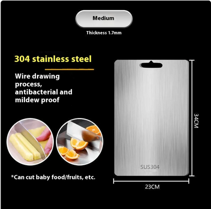 Choply™ Stainless Steel Double Sided Cutting Board