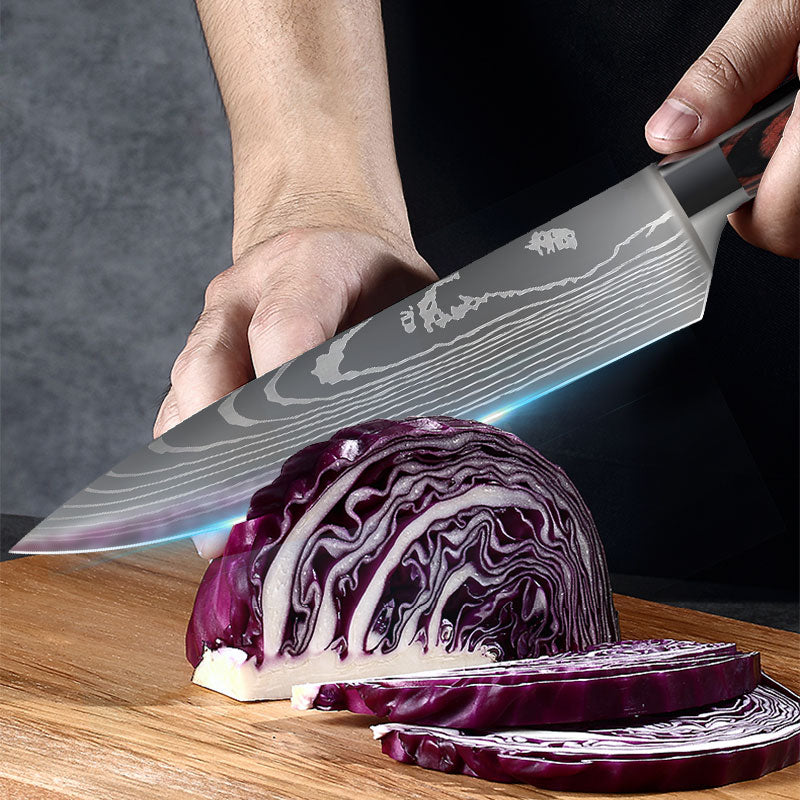 Choply™ Damascus Knife Set