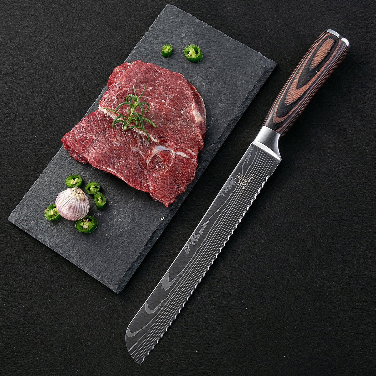 Choply™ Damascus Knife Set