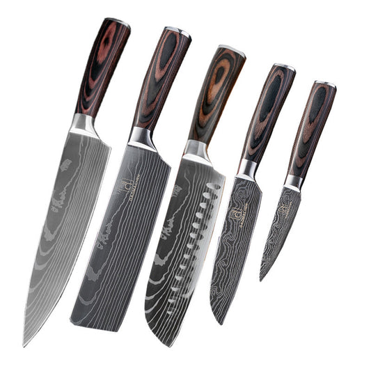 Choply™ Damascus Knife Set