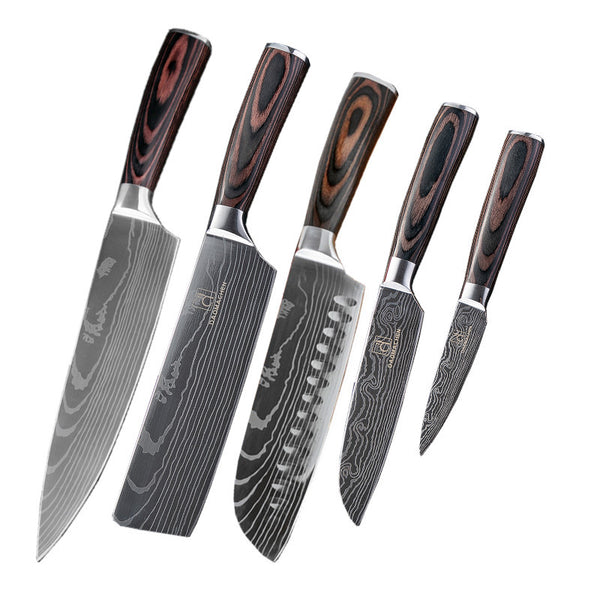 Choply™ Damascus Knife Set