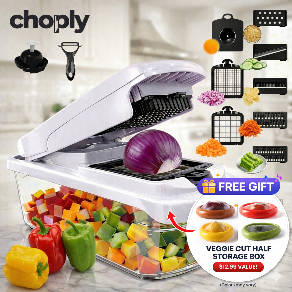 Choply™ 15-in-1 Veggie Chopper