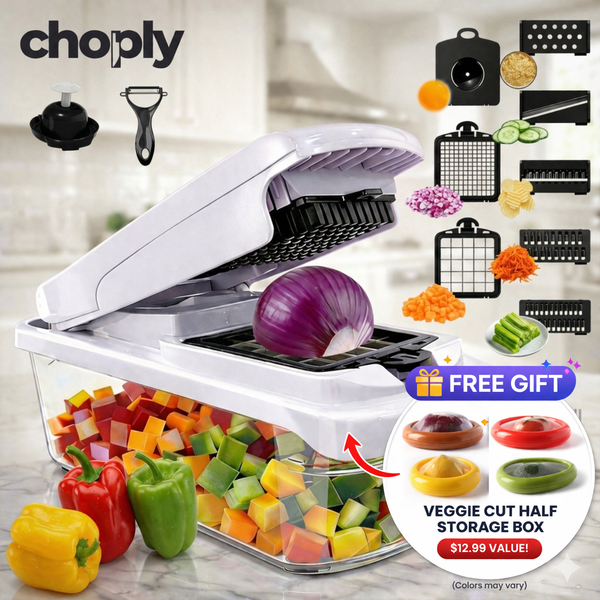 Choply™ 15-in-1 Veggie Chopper