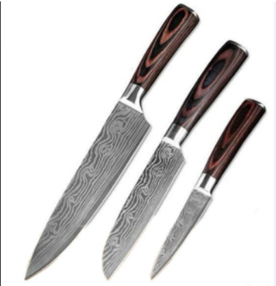Choply™ Damascus Knife Set