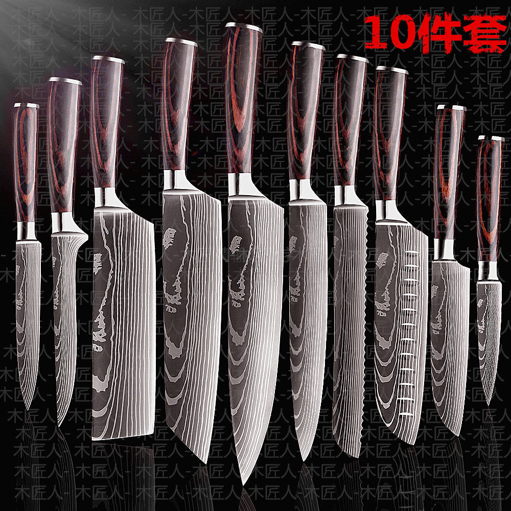 Choply™ Damascus Knife Set
