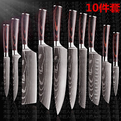 Choply™ Damascus Knife Set