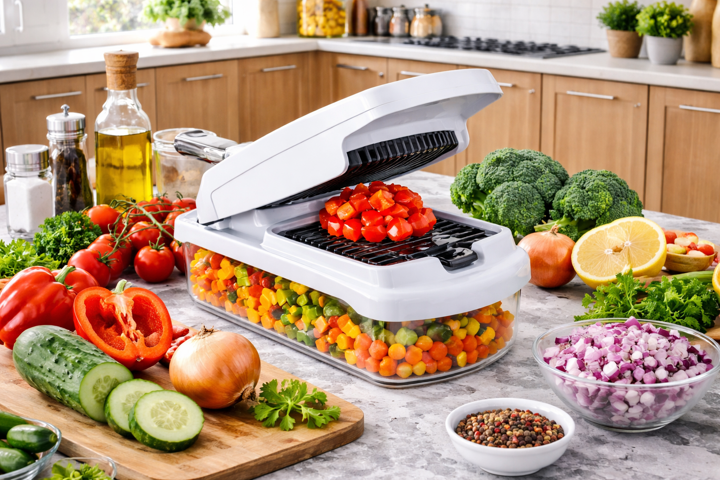 Choply™ 15-in-1 Veggie Chopper