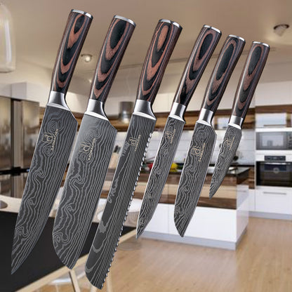 Choply™ Damascus Knife Set