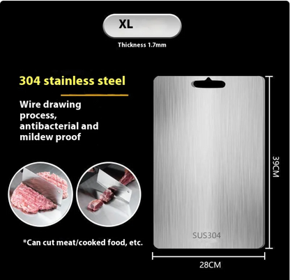 Choply™ Stainless Steel Double Sided Cutting Board