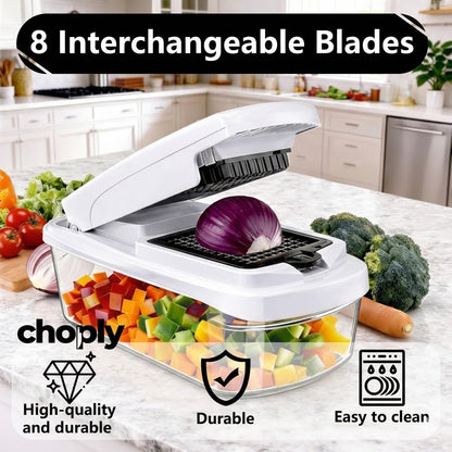 Choply™ 15-in-1 Veggie Chopper